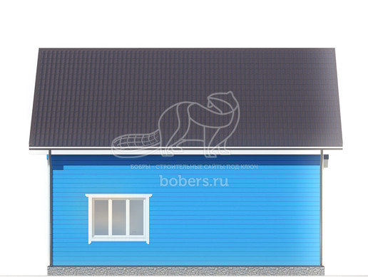 Пример визуализации фасада каркасного дома