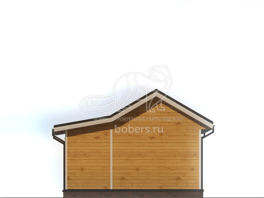 3d проект ББ001 - фасад 3