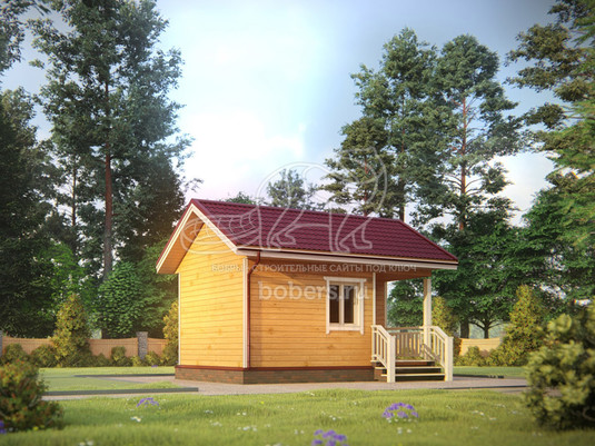 3d проект ББ012 - вид сзади