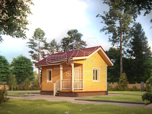 3d проект ББ020 - вид спереди