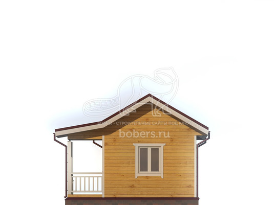 3d проект ББ020 - фасад 2