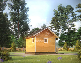 3d проект ББ025 - вид сзади</div>