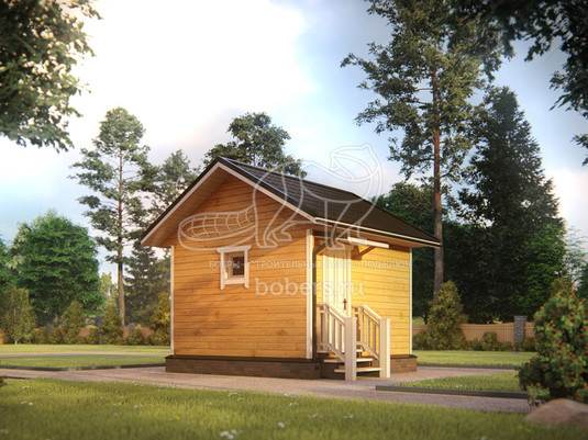 3d проект ББ025 - вид спереди