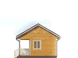 3d проект ББ034 - фасад 2