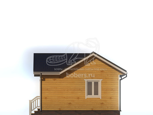3d проект ББ038 - фасад 2