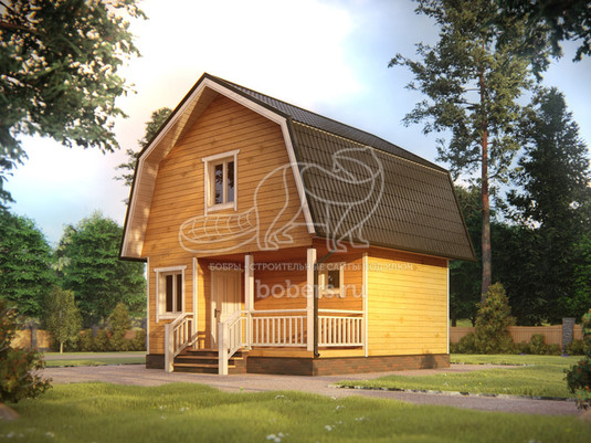 3d проект ББ054 - вид спереди