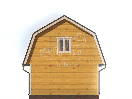 3d проект ББ054 - фасад 3