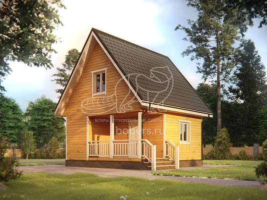 3d проект ББ056 - вид спереди