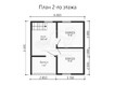 3d проект ББ058 - планировка 2 этажа</div> (превью)