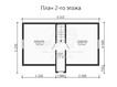 3d проект ББ059 - планировка 2 этажа</div> (превью)