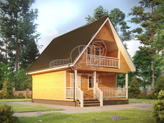 3d проект ББ061 - вид спереди