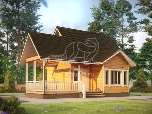 3d проект ББ066 - вид спереди
