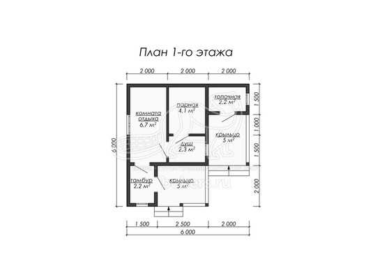 3d проект БК001 - планировка 1 этажа</div>