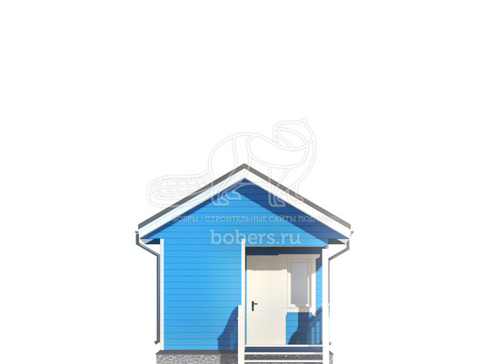 3d проект БК004 - фасад 1