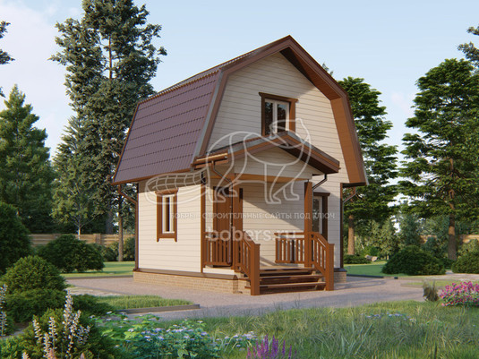 3d проект БК008 - вид сзади