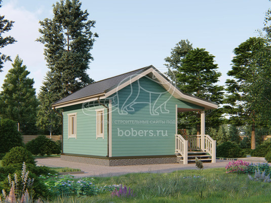 3d проект БК009 - вид сзади