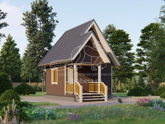 3d проект БК010 - вид сзади