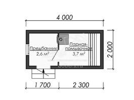 3d проект БК021- планировка 1 этажа
