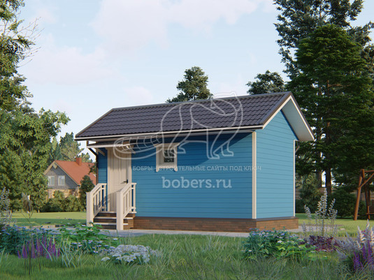 3d проект БК024 - вид сзади