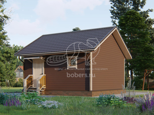 3d проект БК030 - вид сзади