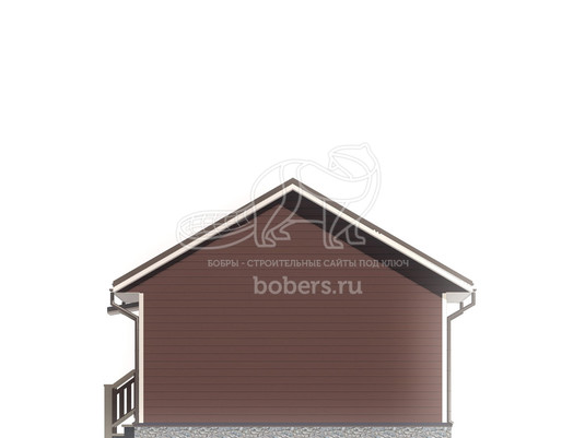 3d проект БК030 - фасад 2