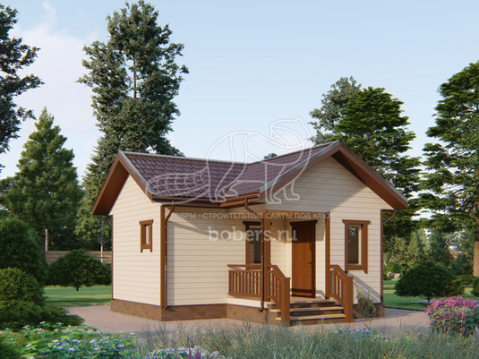 3d проект БК038 - вид спереди