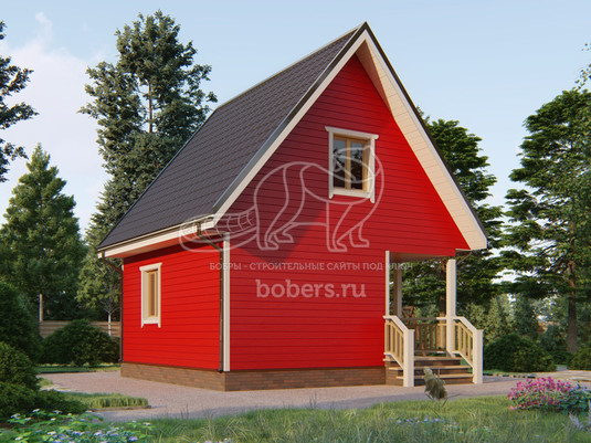 3d проект БК051 - вид сзади