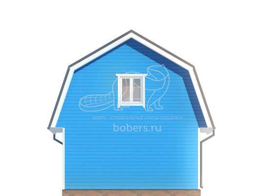 3d проект БК054 - фасад 3