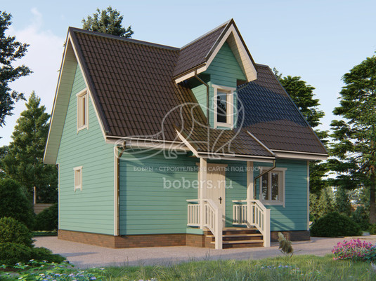 3d проект БК059 - вид сзади