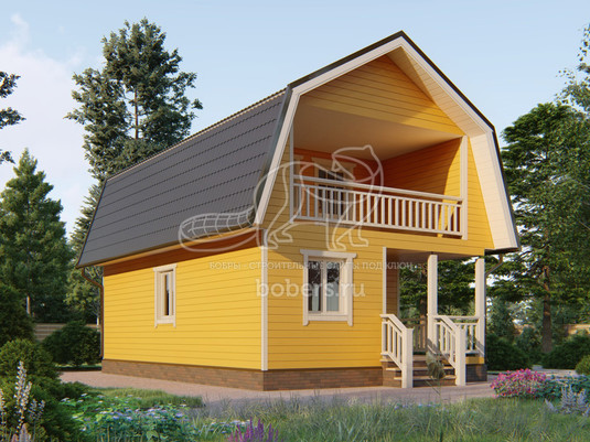 3d проект БК062 - вид сзади