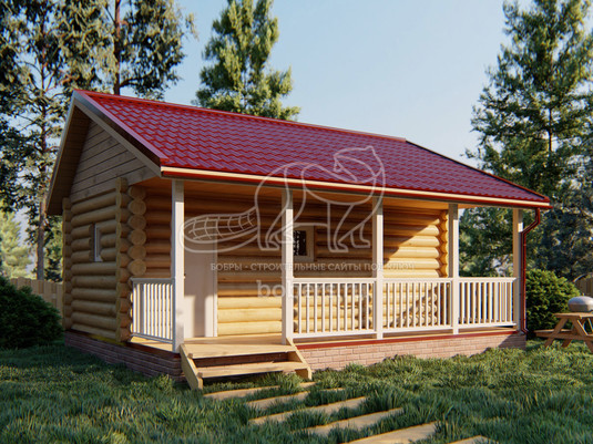 3d проект БО008 - вид спереди
