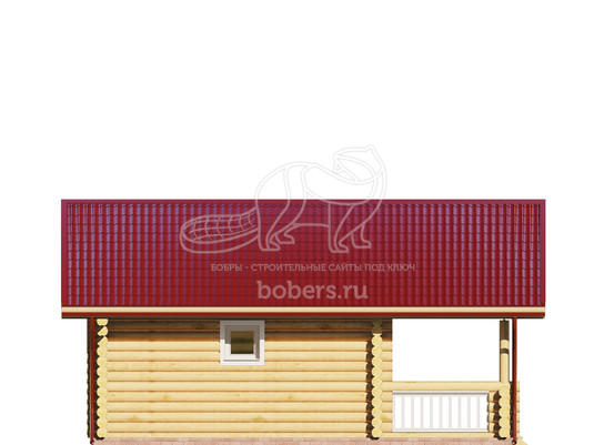 3d проект БО025 - фасад 2