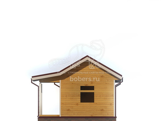 3d проект БУ020 - фасад 2