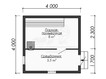 3d проект БУ025 - планировка 1 этажа</div> (превью)