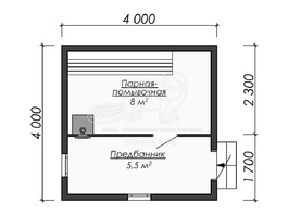 3d проект БУ025 - планировка 1 этажа</div>