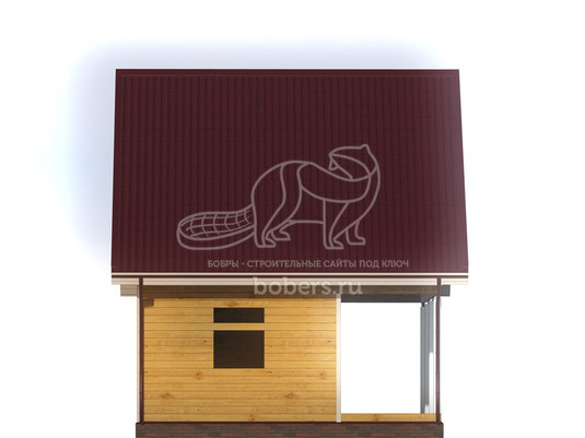 3d проект БУ055 - фасад 4</div>