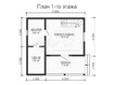 3d проект БУ056 - планировка 1 этажа (превью)