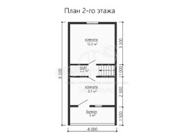 3d проект БУ061 - планировка 2 этажа</div>