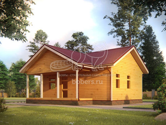 3d проект БУ069 - вид спереди