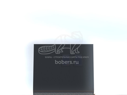 3d проект ДАФ001 - фасад 2