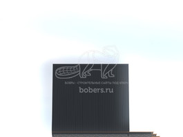 3d проект ДАФ003 - фасад 2