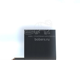 3d проект ДАФ003 - фасад 4