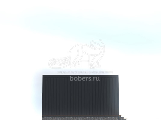3d проект ДАФ005 - фасад 2