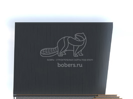 3d проект ДАФ010 - фасад 4
