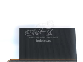 3d проект ДАФ015 - фасад 4