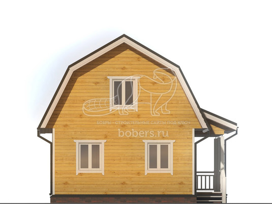 3d проект ДБ008 - фасад 4</div>