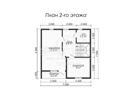 3d проект ДБ029 - планировка 2 этажа</div>