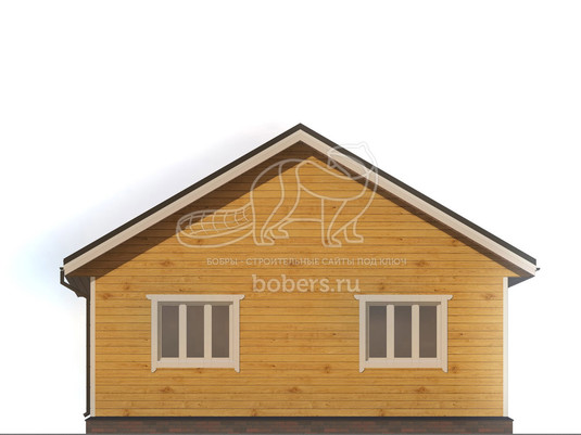 3d проект ДБ031 - фасад 3