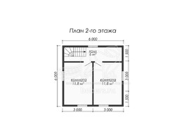 3d проект ДБ034 - планировка 2 этажа</div>