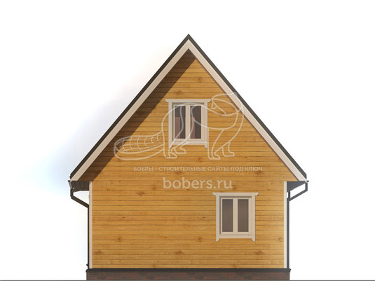 3d проект ДБ035 - фасад 3